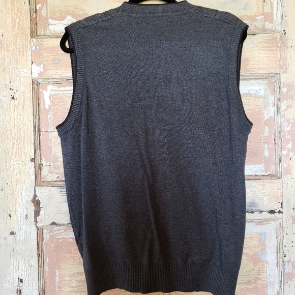 Zicac charcoal grey sweater vest large - Picture 3 of 3